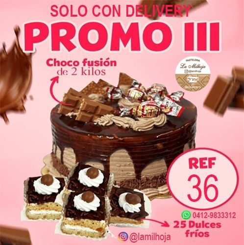 Promoción III - Torta y 25 mini dulces