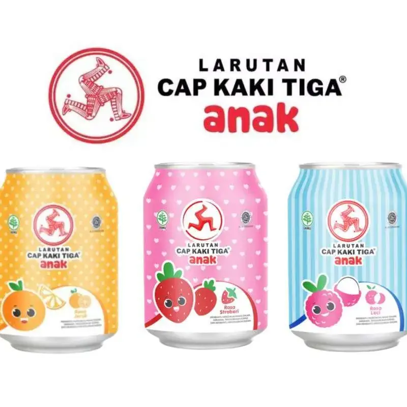 Cap Kaki3 Anak Kaleng stro 238ml