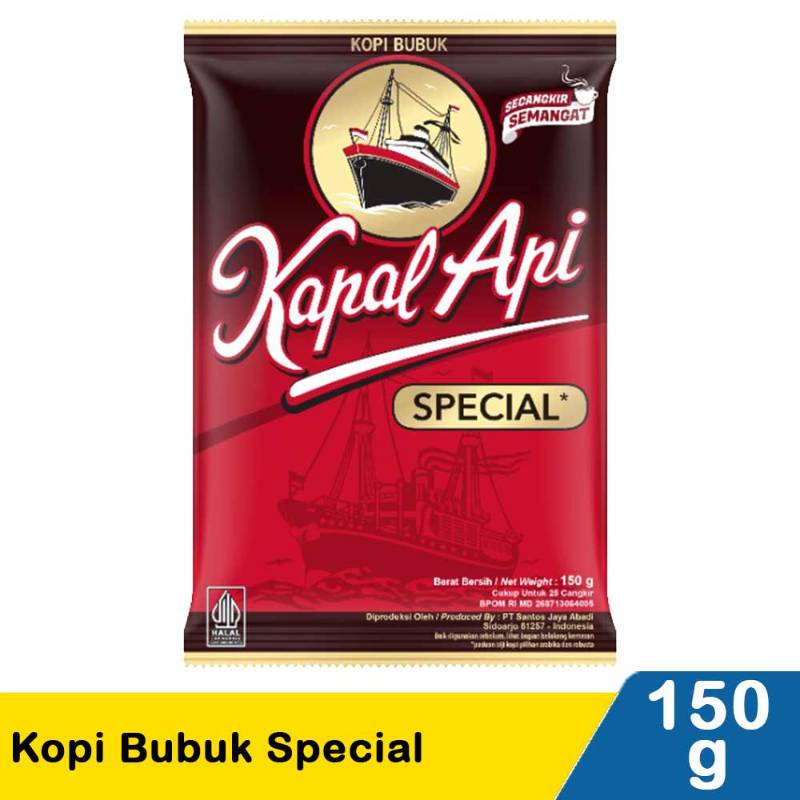 Kopi Kapal Api tanpa gula 150g