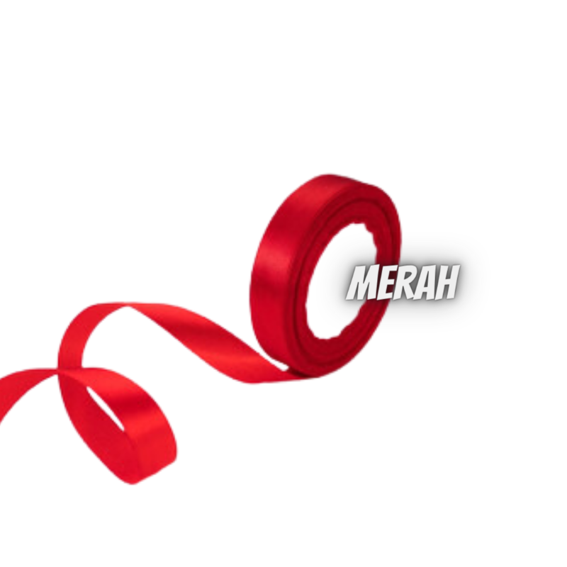 Pita Satin Merah