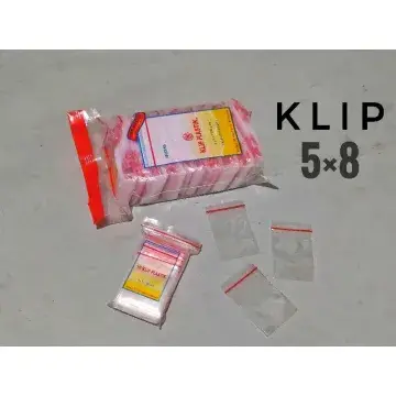 Plastik ripet/klip 8x5