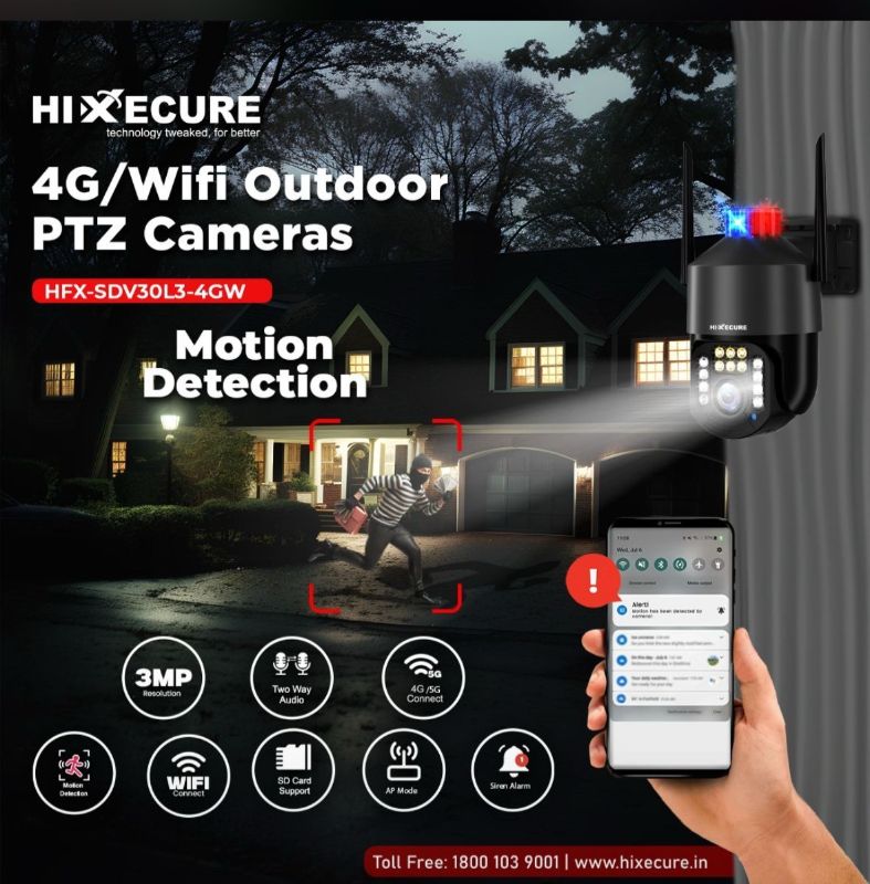 HI-XECUR 4G/ Wifi 
PTZ Camera