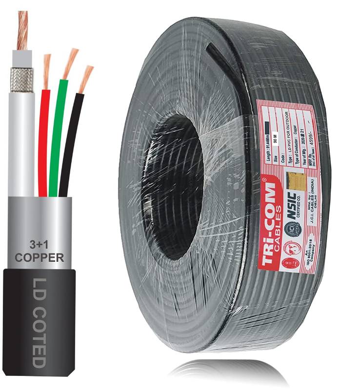 3+1 Camera Outdoor Cable 45 Mtr