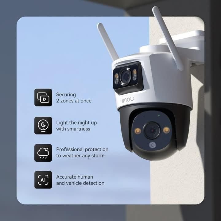 IMOU WIFI LINKAGE CAMERA 📡
✨ 5MP + 5MP PT Camera ✨