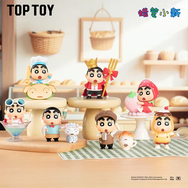 CRAYON SHINCHAN Delicious Kasukabe Series Figures Blind Box