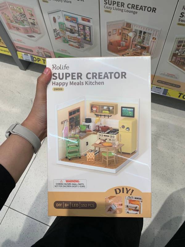 Rolife Happy Meals Kitchen