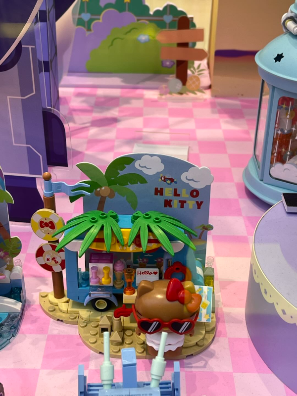 Hello Kitty Coastal Holiday Series-Ice Cream Car,,each