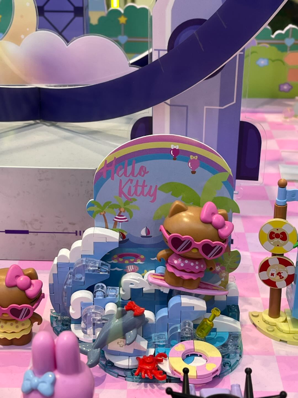 Hello Kitty Coastal Holiday Series-Surfing,,each