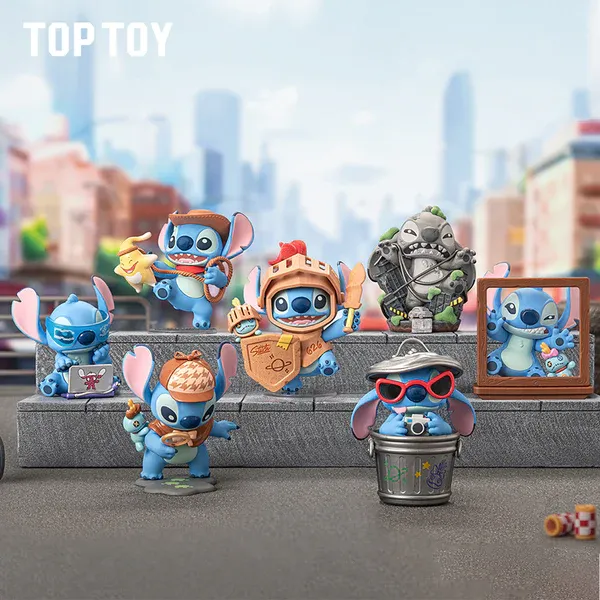 Disney Stitch City Adventure series Figures Blind Box