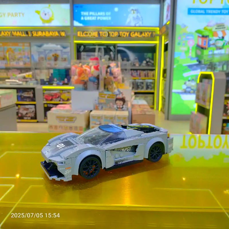 TOP TOY-HIGH POWER MACHINERY Building Blocks Series-1/20 Phantom Sports Car(Powe,,each
