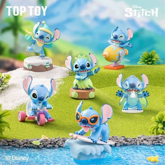 Disney Stitch Cute Action Series Figures Blind Box