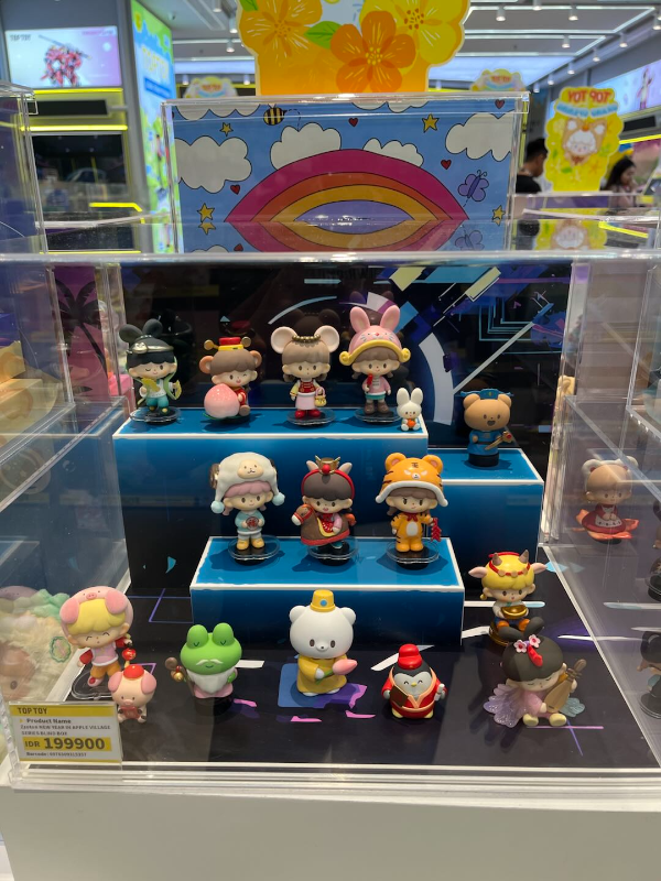Zzoton NEW YEAR IN APPLE VILLAGE SERIES BLIND BOX,,each