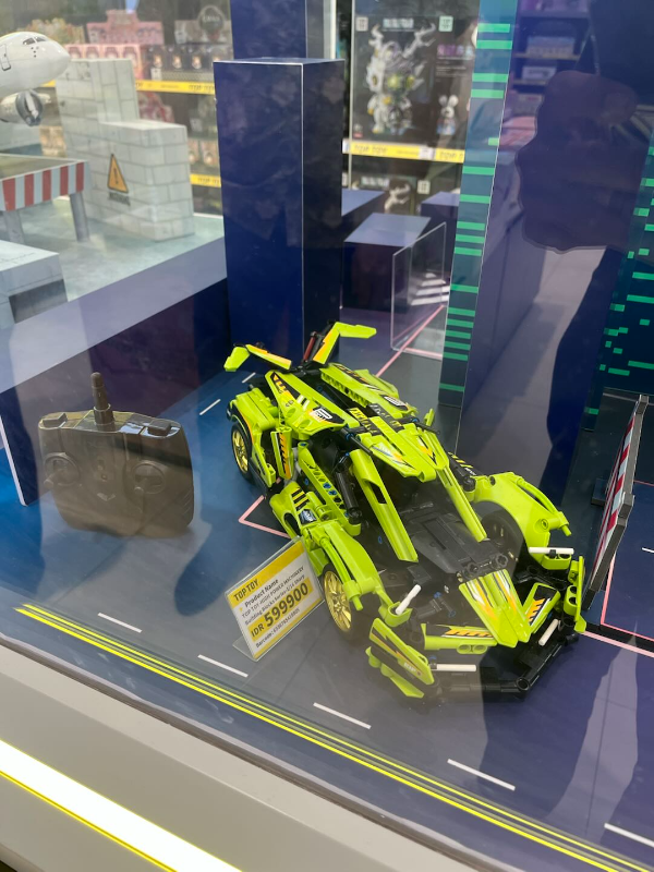 TOP TOY-HIGH POWER MACHINERY Building Blocks Series-1/16 Sharp Blade Sports Car(,,each