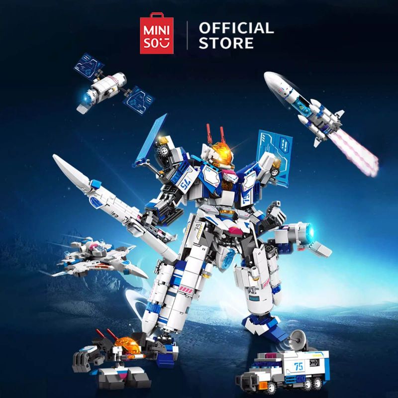 IDN Wise Kids Fun-City Theme  Series Building Blocks-Patrol Explorer,个,4