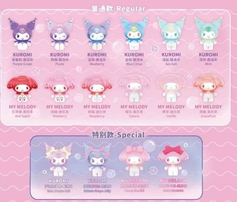 MY MELODY & KUROMl Ramune-style Mini Figures Surprise Bag