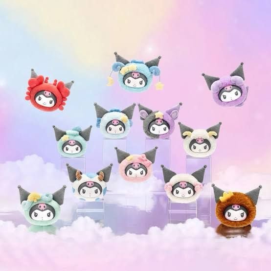 KUROMI Zodiac  Series Plush Pendant Blind Box,个,12