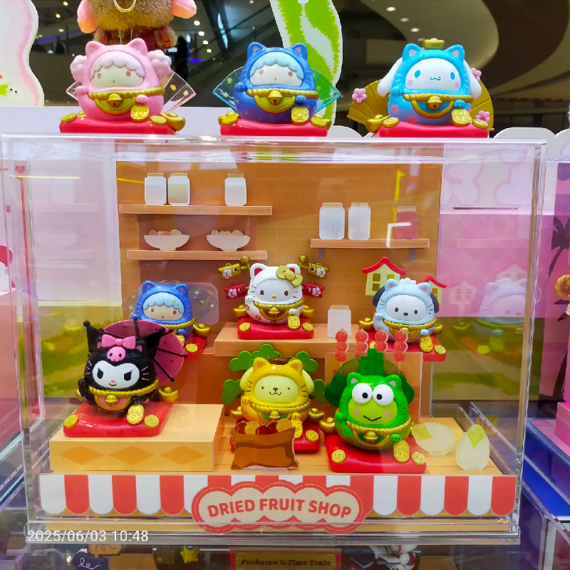 Sanrio Characters Lucky Cat Tumbler Series Figures,,each