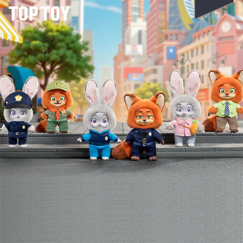 Disney Zootopia ：Nick  Judy’s Growth Journey Series Plush Blind Box