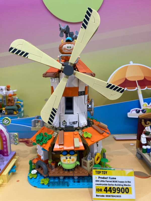IDN Little Parrot BEBE happy in the countryside Series Building Blocks-Exploring,,each