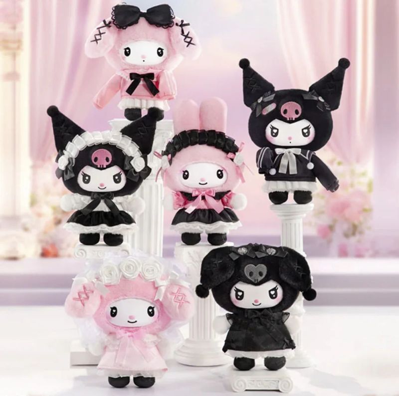 Sanrio characters Angel Garden Series Plush Pendant Blind Box,,each