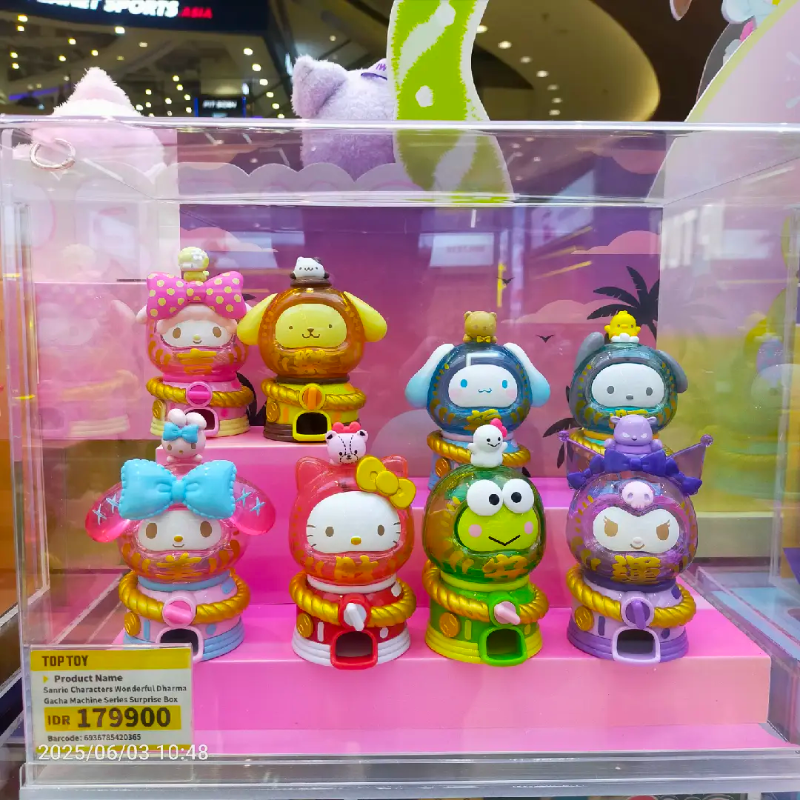 Sanrio Characters Wonderful Dharma Gacha Machine Series Surprise Box,,each