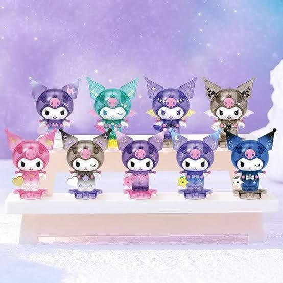 Sanrio characters-Loving Kuromi Star Moon Night Series Building Block Figure Mod