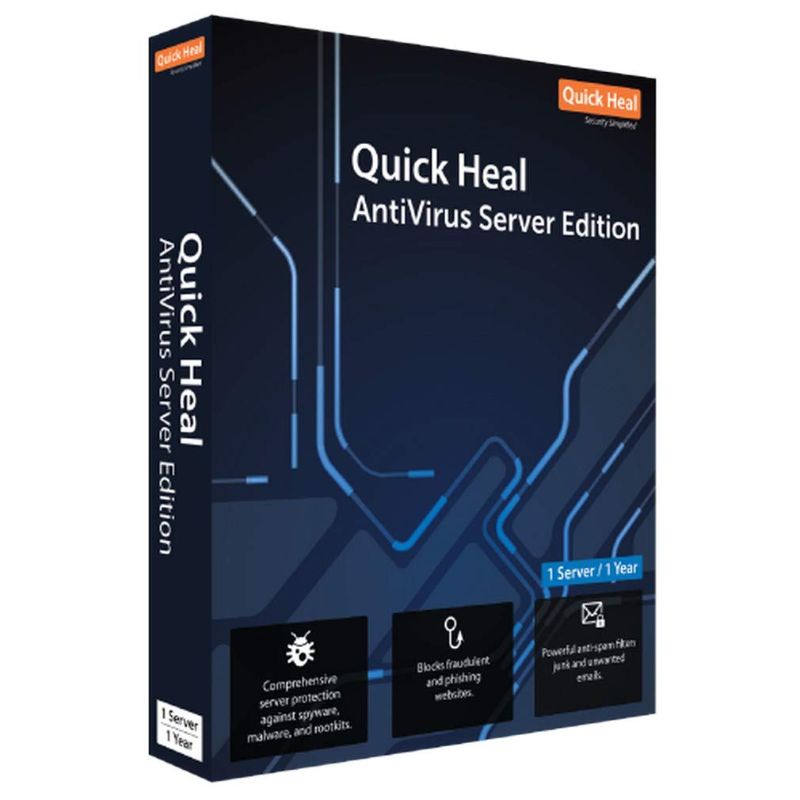 Quick Heal Antivirus Server Edition 1 USER 1 Year