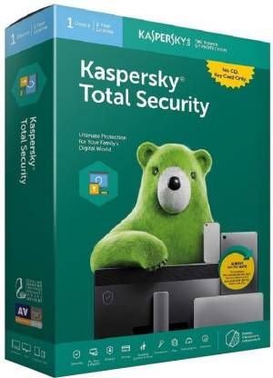 Kaspersky Total Security
1 USER 1 YEAR