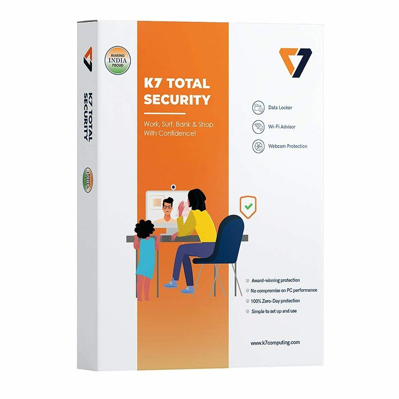 K7 Total Security  1 Year Pack