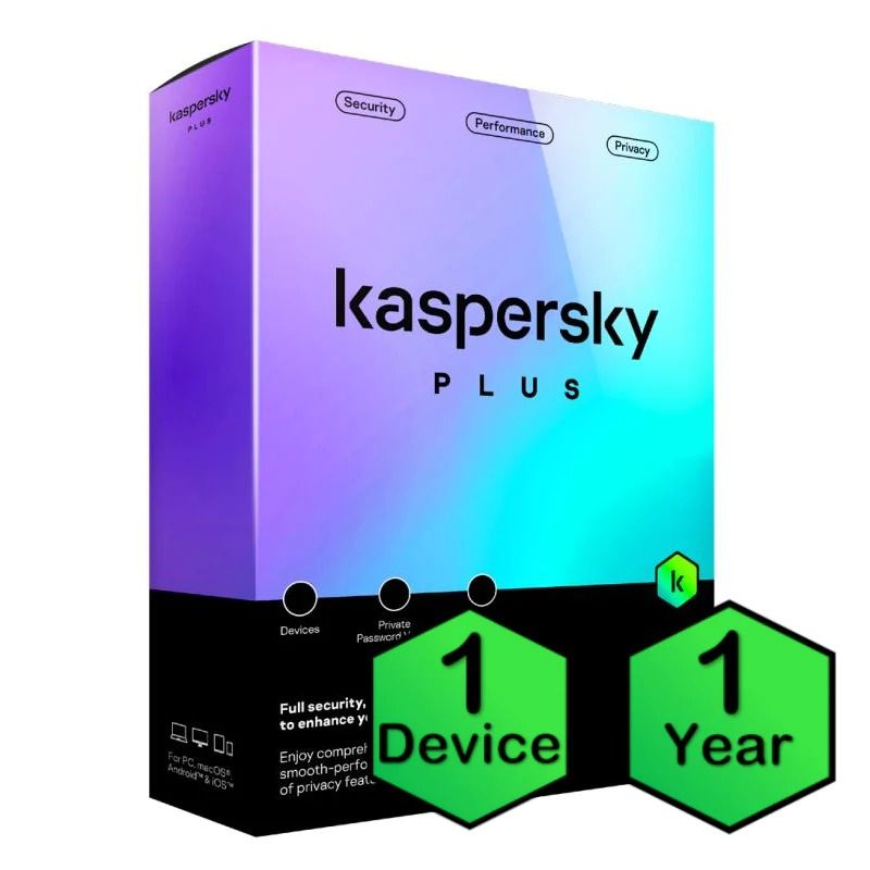 Kaspersky Plus
1 USER 1 YEAR