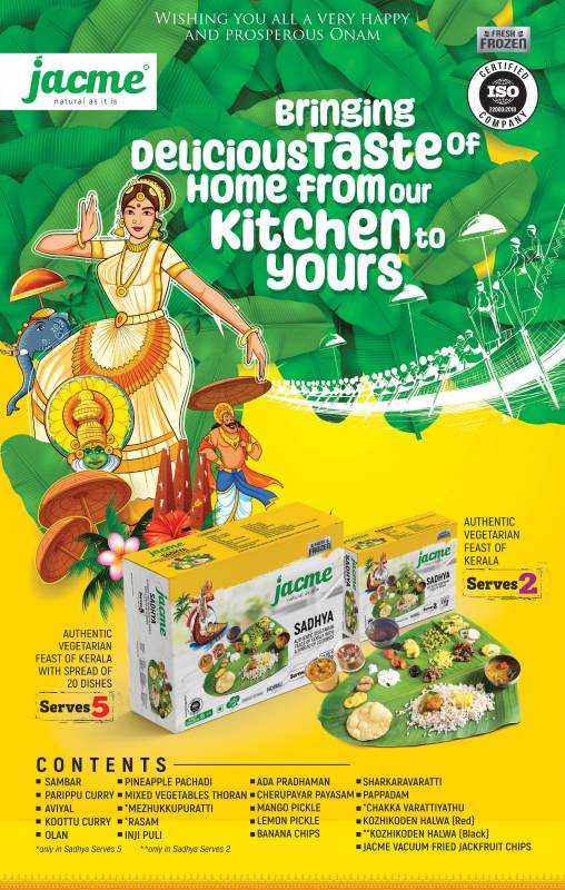 Jacme Onam Sadhya - Serves 2