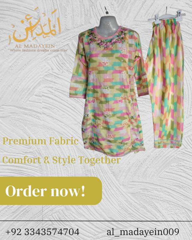 lawn 2 piece digital printed