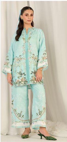 2 piece swiss lawn digital printed in | AM1010