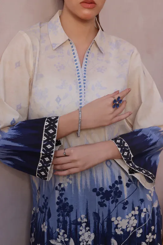 2 piece swiss lawn digital printed in | AM1019