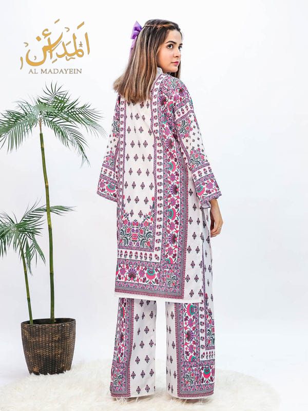 2 piece swiss lawn digital printed in | AM1009