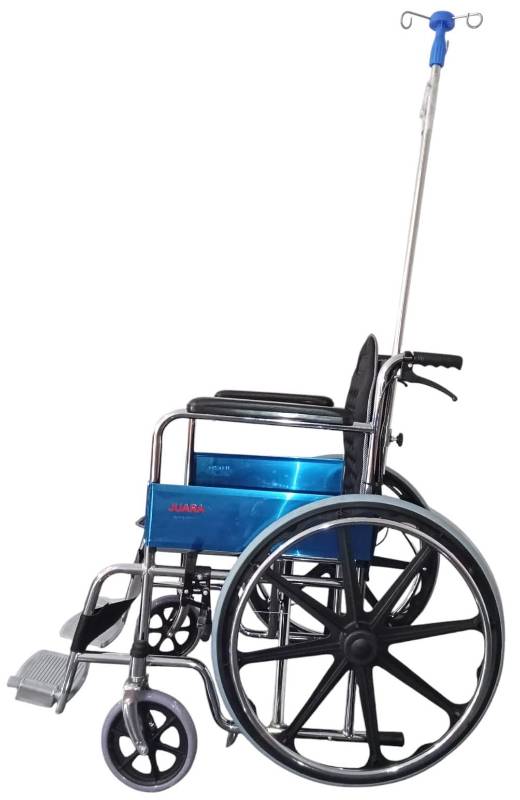 Kursi Roda Aluminium + Infus