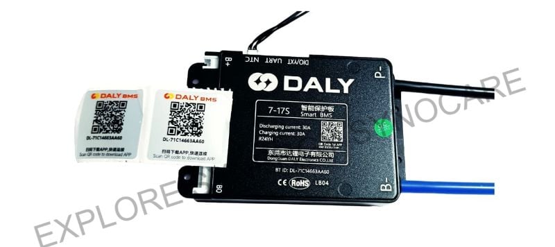 DALY  7-17s 30A BLACK SMART BMS