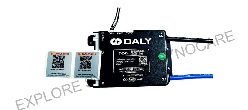 DALY  7-24s 60A BLACK SMART BMS