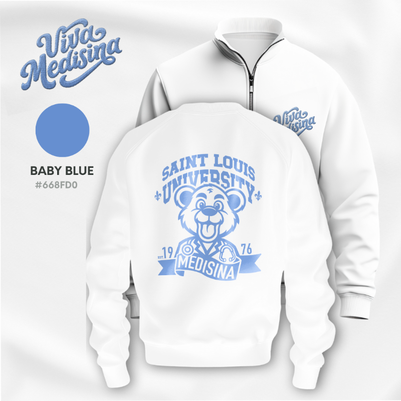 Half Zip Sweater [BABY BLUE]