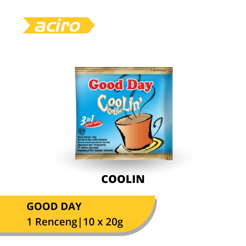 Good Day Kopi Instan Coolin Renceng 10 x 20 gr
