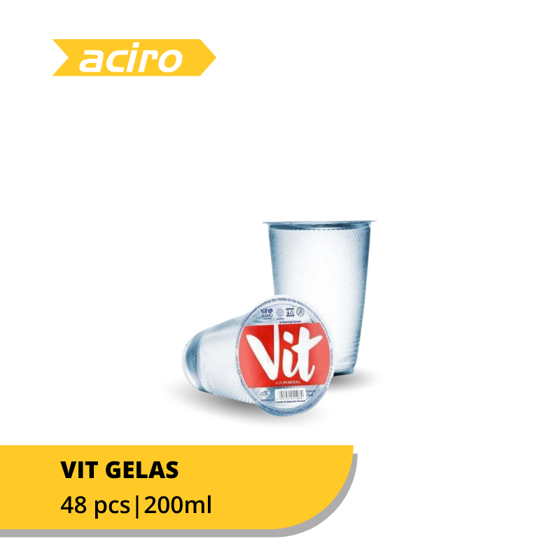 Vit Gelas Air Mineral 200ml x 48 Gelas  - Karton