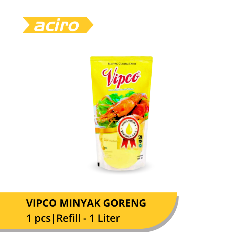 Vipco Minyak Goreng Refill 1 Liter