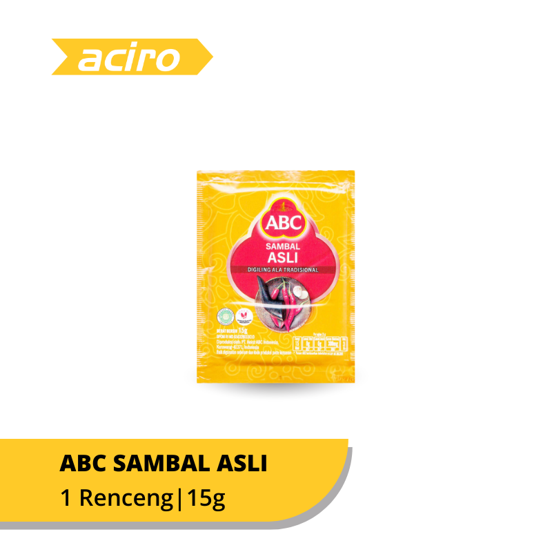 ABC Sambal Asli Sachet Renceng 9 x 15 gr