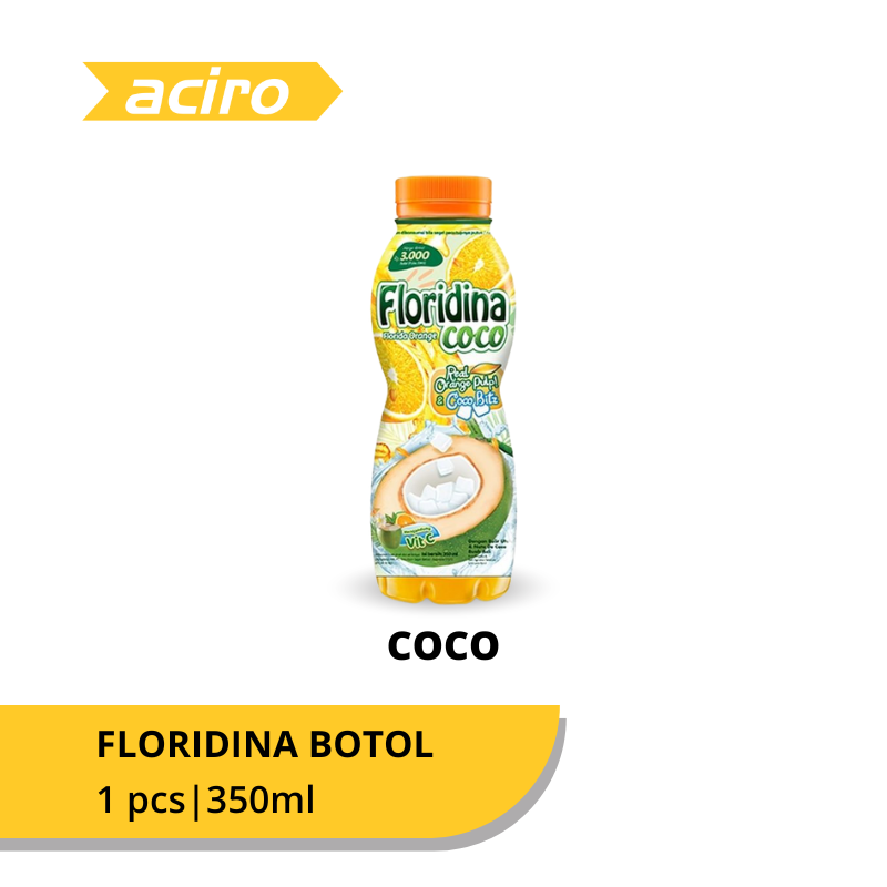 Floridina Coco Minuman Jeruk Botol 350ml