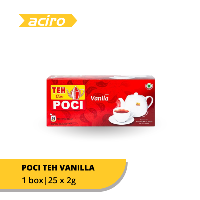 Poci Teh Celup Vanilla Box 25 x 2g