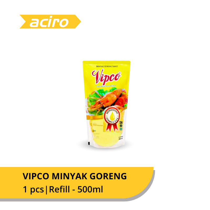 Vipco Minyak Goreng Refill 500ml