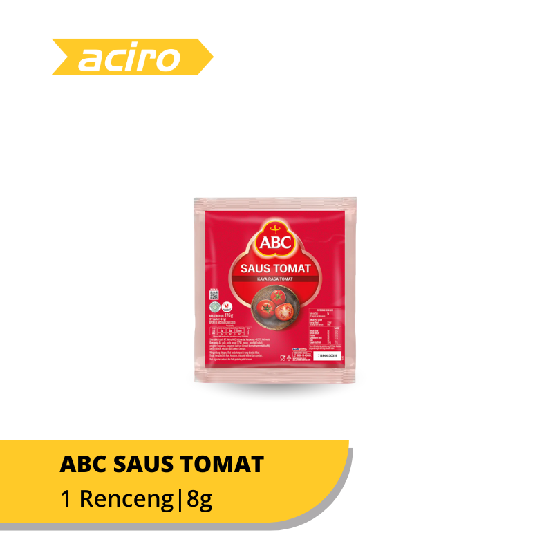 ABC Saus Tomat Sachet Renceng 22 x 8 gr