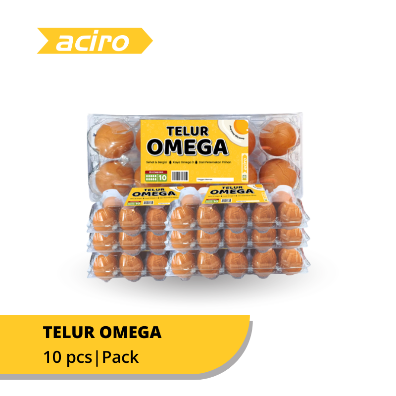 Telur Ayam Omega Isi 10 pcs - Pack