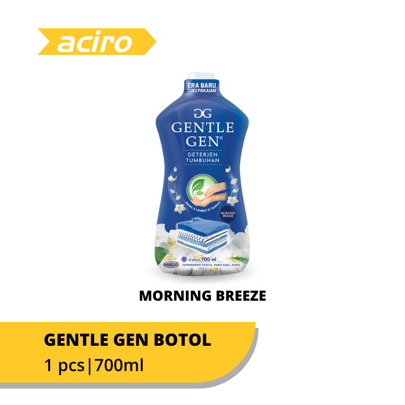[BELI 2 GRATIS 1] Gentlegen Detergen Cair Morning Breeze Botol 750ml