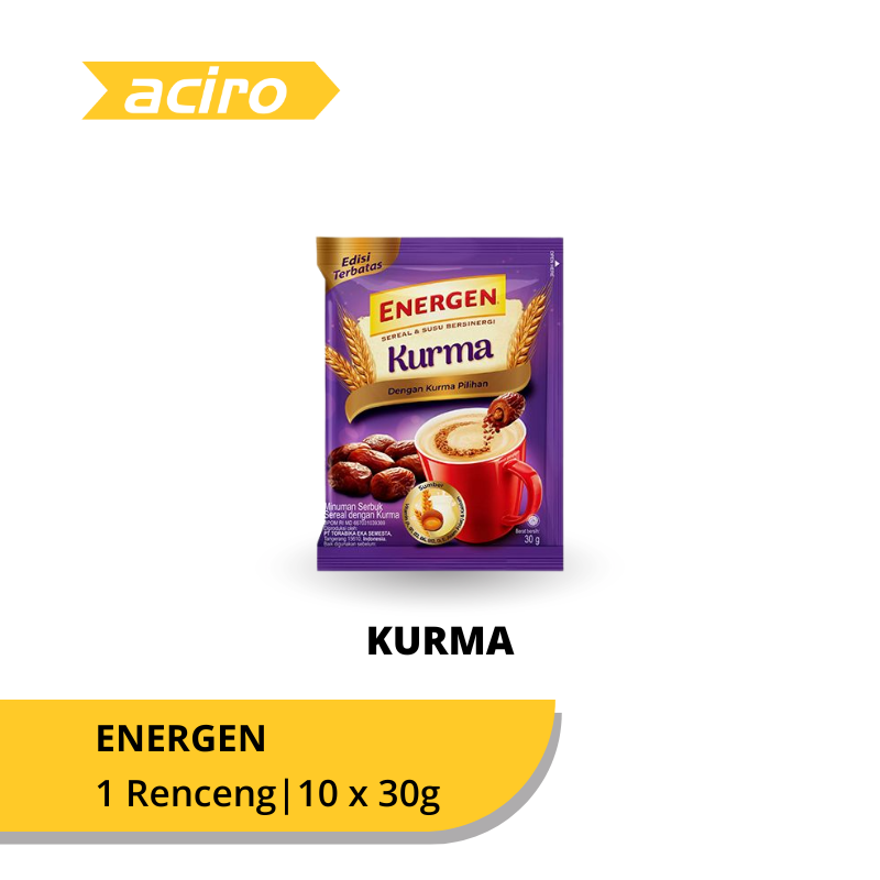 Energen Minuman Sereal Kurma Renceng 10 x 30 gr